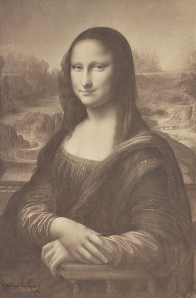 [Millets Zeichnung der Mona Lisa] von Gustave Le Gray
