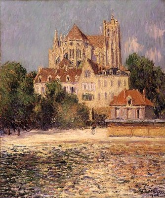 Kathedrale von Auxerre von Gustave Loiseau