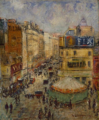 Rue de Clignancourt, Paris von Gustave Loiseau