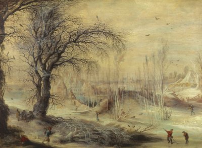 Winterszene von Gysbrecht Lytens or Leytens