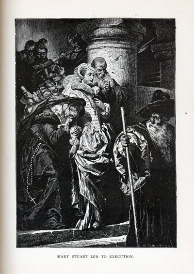 Maria Stuart wird zur Hinrichtung geführt, 1882 von Gyula Benczúr