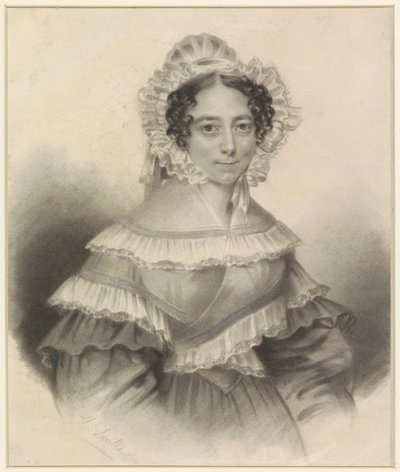 Porträt einer Dame von H. Deville