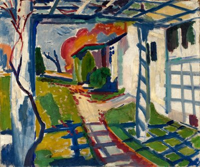 Weinlaube, ca. 1915 von H Lyman Sayen