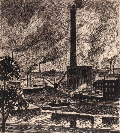 Ohne Titel (Industrielle Szene) von H. Lyman Sayen