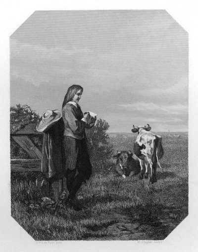 Paulus Potter, niederländischer Maler des 17. Jahrhunderts, ca. 1870 von H. Sluyter