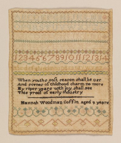 Muster von Hannah Woodman Coffin