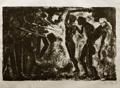 Totentanz von 1919: Das Standgericht / Exekution von Hanns Ludwig Katz
