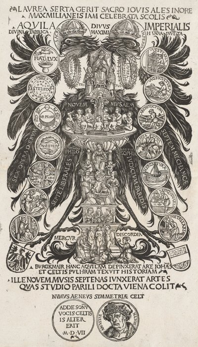 Der kaiserliche Adler von Hans Burgkmair I