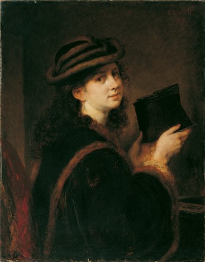 Mädchen mit Stereoskop von Hans Canon