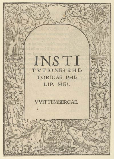Titelrahmen, frühes 16. Jahrhundert von Hans Cranach