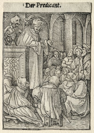 Totentanz: Der Prediger von Hans Holbein