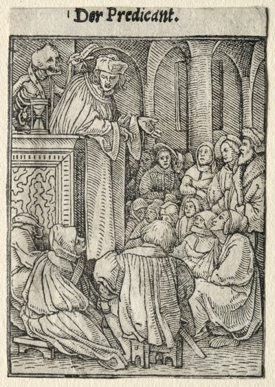 Totentanz: Der Prediger von Hans Holbein