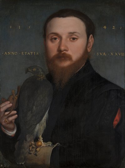 Porträt eines Falkners von Hans Holbein