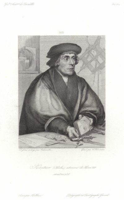 Nicholas Kratzer von Hans Holbein der Jüngere