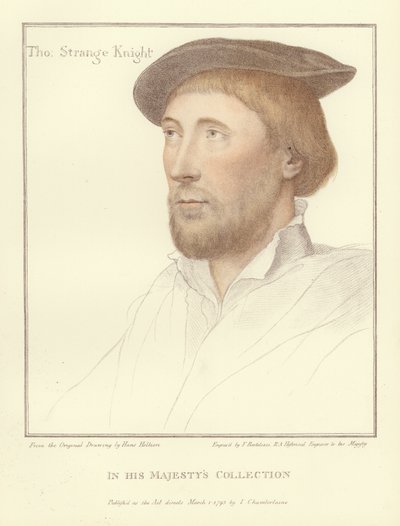 Sir Thomas Strange (Aquatinta) von Hans Holbein der Jüngere