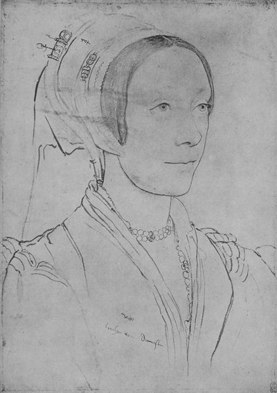 Eine Dame: Unbekannt von Hans Holbein der Jüngere