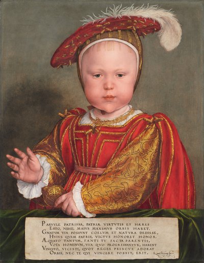 Edward VI. als Kind von Hans Holbein der Jüngere