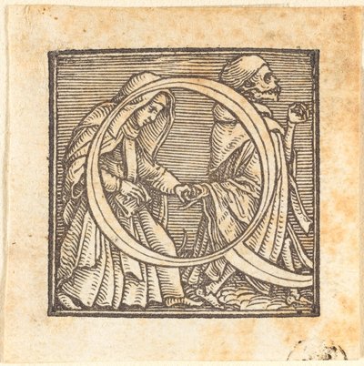 Buchstabe Q von Hans Holbein der Jüngere