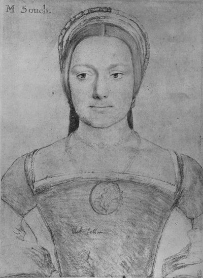 Mary Zouch, ca. 1532-1543, 1945 von Hans Holbein der Jüngere