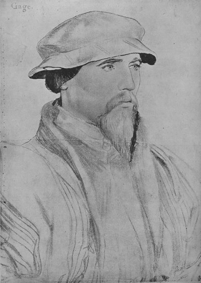 Sir John Gage, um 1532-1543 von Hans Holbein der Jüngere