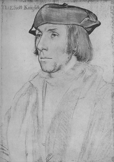 Sir Thomas Elyot, um 1532-1534 von Hans Holbein der Jüngere