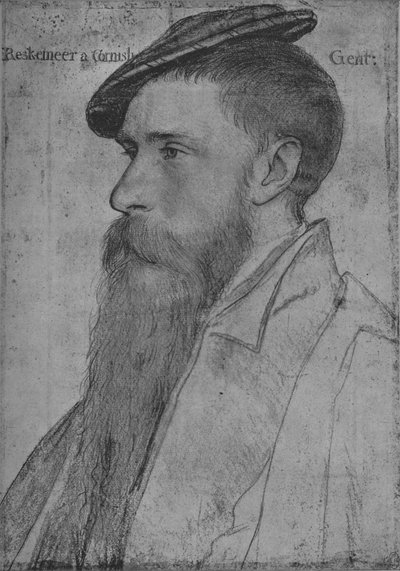 William Reskimer, um 1532-1534, 1945 von Hans Holbein der Jüngere