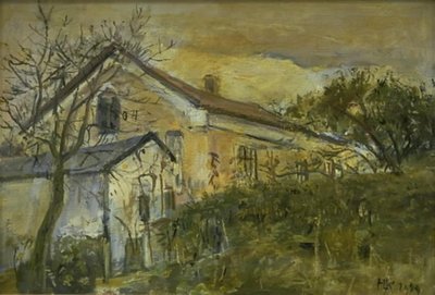 Das Versammlungshaus in Slagslunde von Hans Knudsen