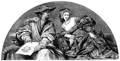 Hans Holbein, deutscher Künstler, ca. 1880-1882 von Hans Makart