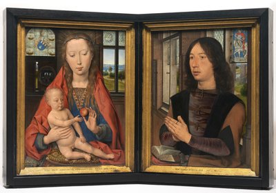 Diptychon von Maarten van Nieuwenhove von Hans Memling