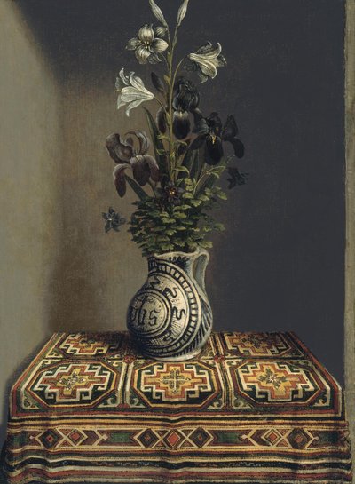 Blumen in einem Krug, ca. 1485 von Hans Memling