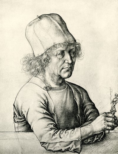 Porträt eines Goldschmieds von Hans Memling