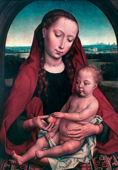 Die Jungfrau und das Kind, ca. 1453-1494 von Hans Memling