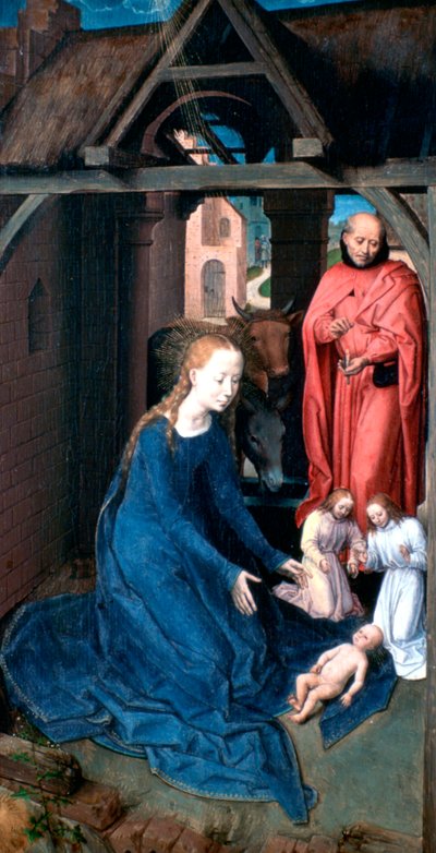 Triptychon von Jan Florain (Detail), 1479 von Hans Memling