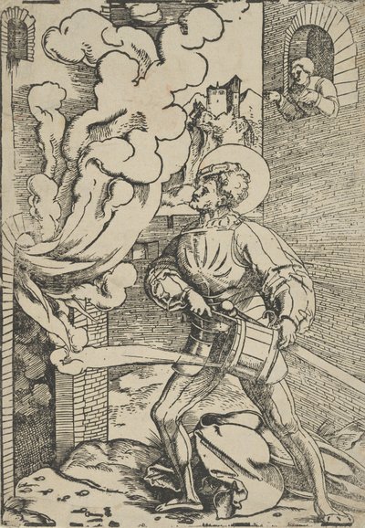 Heiliger Florian (Neudruck) von Hans Schäufelein the Elder