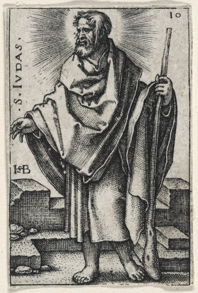 Heiliger Judas Thaddäus, 1541-46 von Hans Sebald Beham