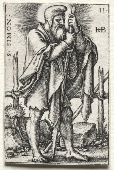 St. Simon, 1545-1546 von Hans Sebald Beham