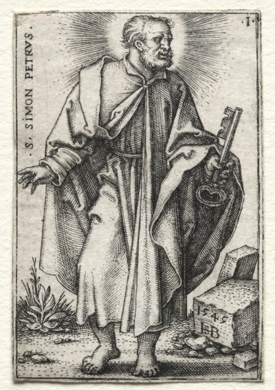 St. Simon Petrus, 1545-1546 von Hans Sebald Beham