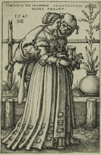 Die Dame und der Tod von Hans Sebald Beham