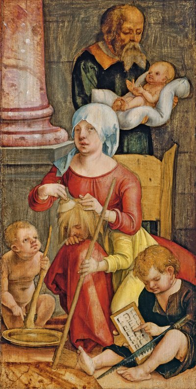 Maria Salome und ihre Familie, 1515 von Hans Suess Kulmbach