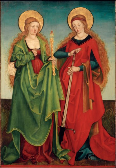 Die Heiligen Genoveva und Lucia von Hans und Jakob Strüb