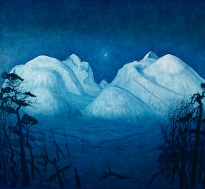 Winternacht in Rondane von Harald Oscar Sohlberg