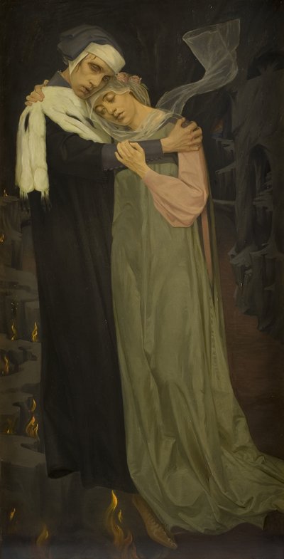 Paolo und Francesca von Harald Slott Møller