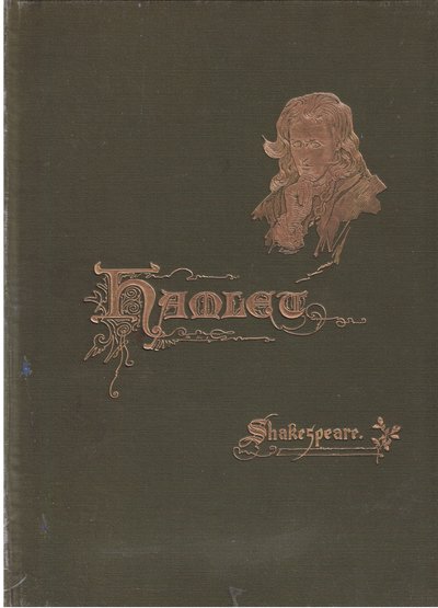 Vorderdeckelgestaltung, Illustration aus Hamlet von Harold Copping