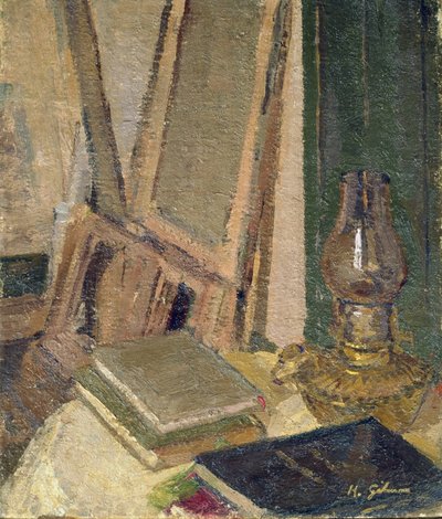 Atelier Innenraum von Harold Gilman