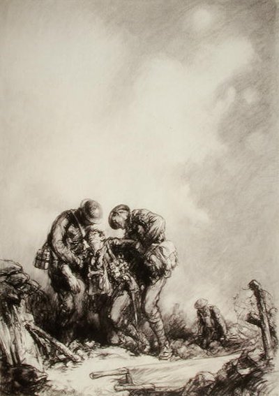 Tragbahre von Harold James Mowat