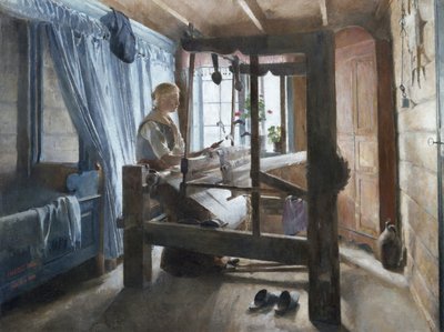Ein Webhaus von Harriet Backer