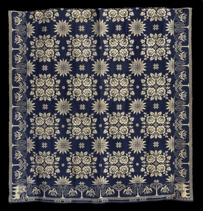 Doppelgewebte Decke von Harry (attr.to) Tyler