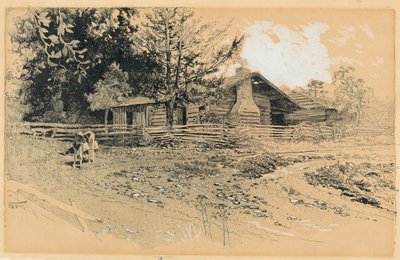 Das Snodgrass-Farmhaus, Chickamauga von Harry Fenn