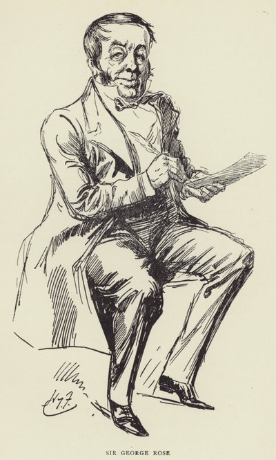 Sir George Rose von Harry Furniss