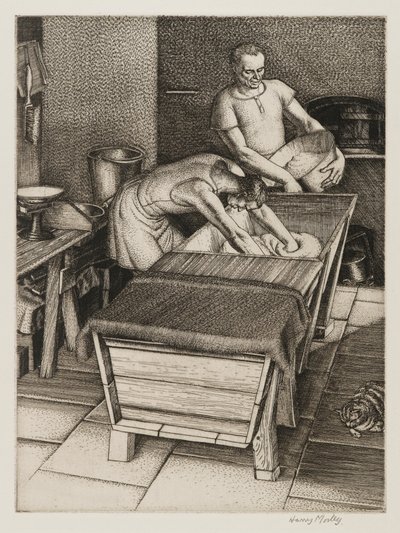 Die Bäckerei, 1934 von Harry Morley